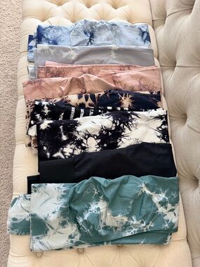 Tie-Dye Active Legging Bundle - Mixed Colors